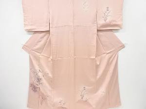 枝花に鳥模様訪問着